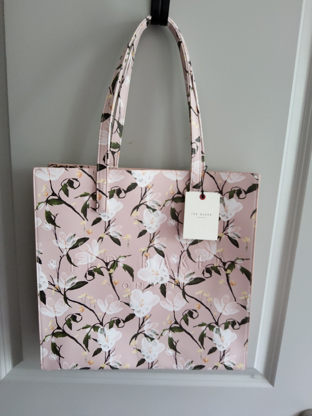 Ted Baker Large Blush Pink Floral Tote